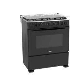Cocina a Gas Mabe CMP3020FN1 30" 6 Hornillas Negro