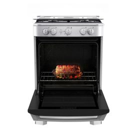 Cocina a Gas Mabe CMP6020FG1 24" 4 Hornillas Silver