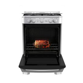 Cocina a gas Mabe CMP6060FX1 24" 4 hornillas Inox