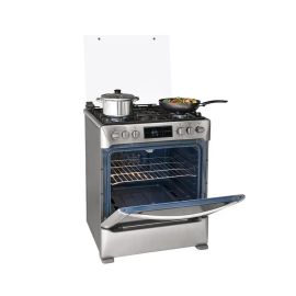 Cocina Gas Indurama MONTECARLO ZAFIRO 30" Croma 5 Hornillas