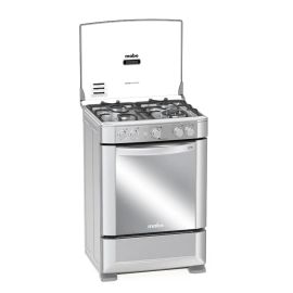 Cocina Gas Mabe CMP6040FX0 24" Inox 4 Hornillas