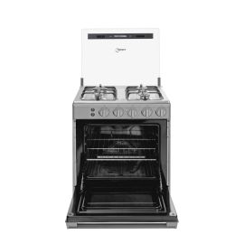 Cocina Gas Midea MGS24FS2LAAMB-PE 24" 4 hornillas Silver